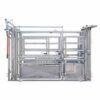 galvanized cattle chute