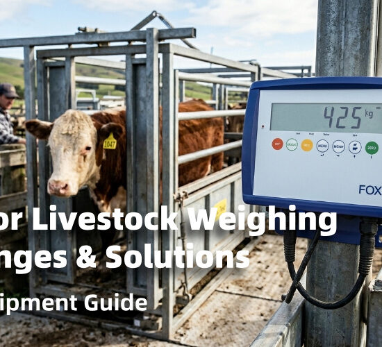 outdoor livestock weighing indiator