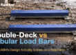Outdoor livestock weighing bars